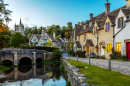 View of Castle Combe, England